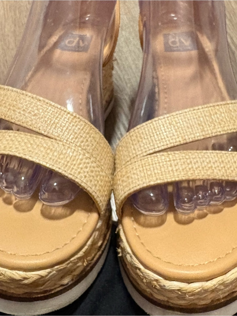 DV Dolce Vita Breanne  Sz 7.5 Espadrille Platform Ankle Strap Sandals Boho - Picture 6 of 9